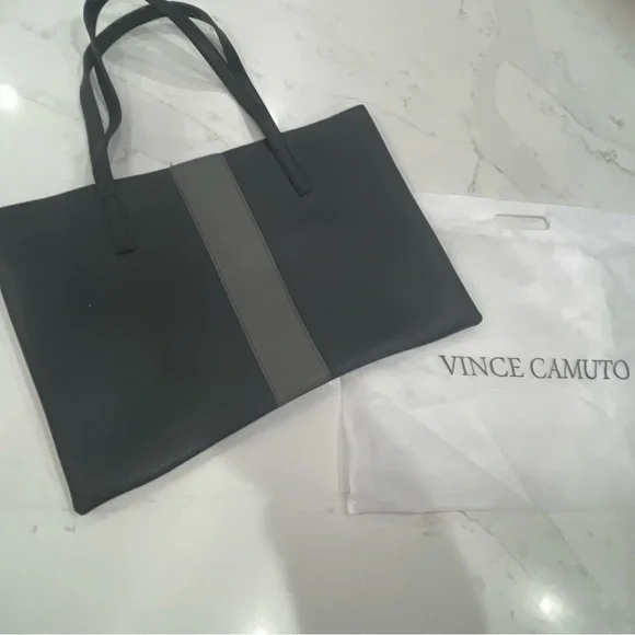 NWOT Vince Camuto Black and Gray Women's Tote Bag - Picture 9 of 12